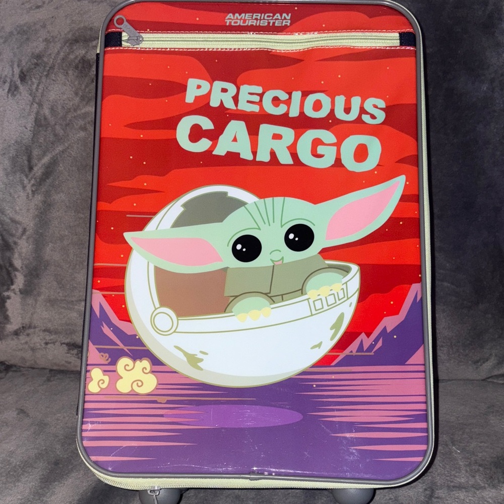 AMERICAN TOURISTER KIDS STAR WARS THE CHILD GROGU 18" CARRY ON LUGGAGE